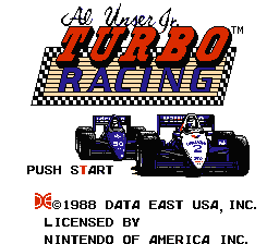 Al Unser Jr.'s Turbo Racing title screenshot